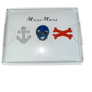 Meri Meri Pirate Enamel Pin Set Multicolor 3-Piece Collection‎